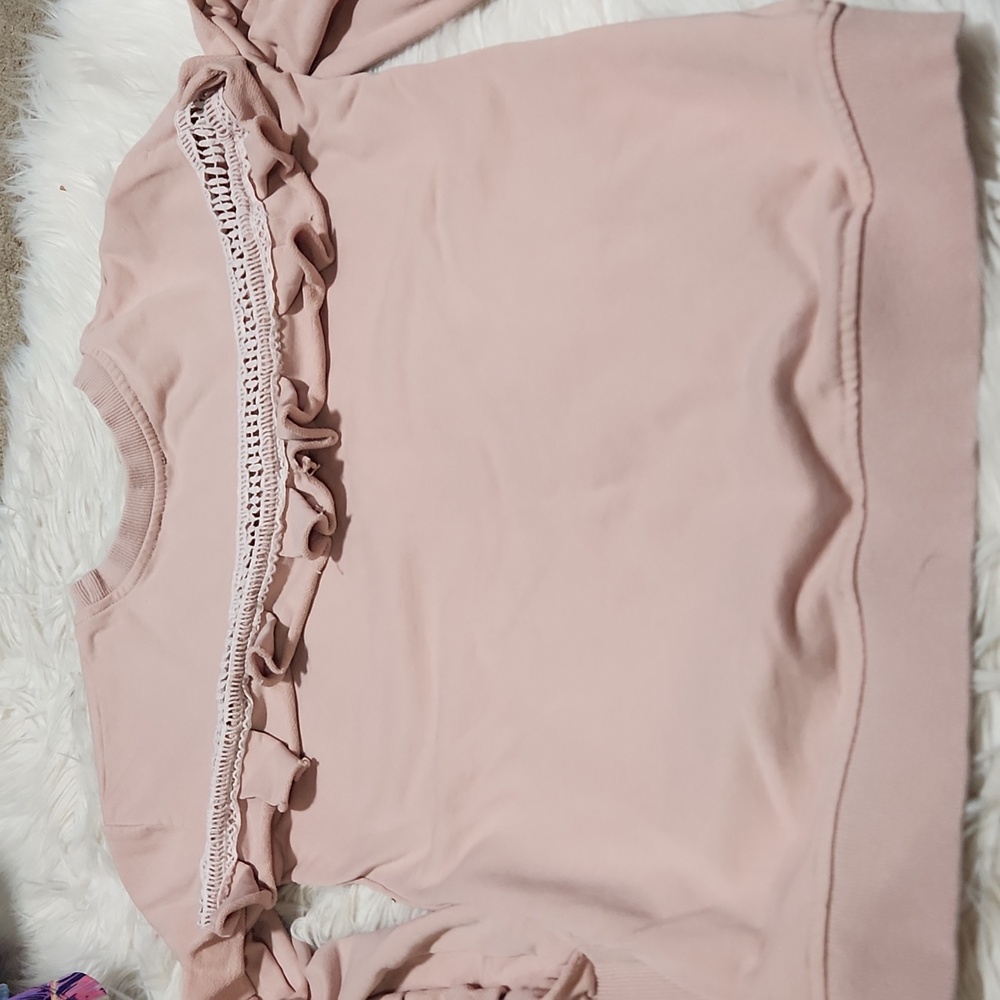 Junie Ruffle Sweatshirt- XS - Picture 6 of 8